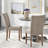 Whitmore 18.75'' H Linen Blend Upholstered Side Chair