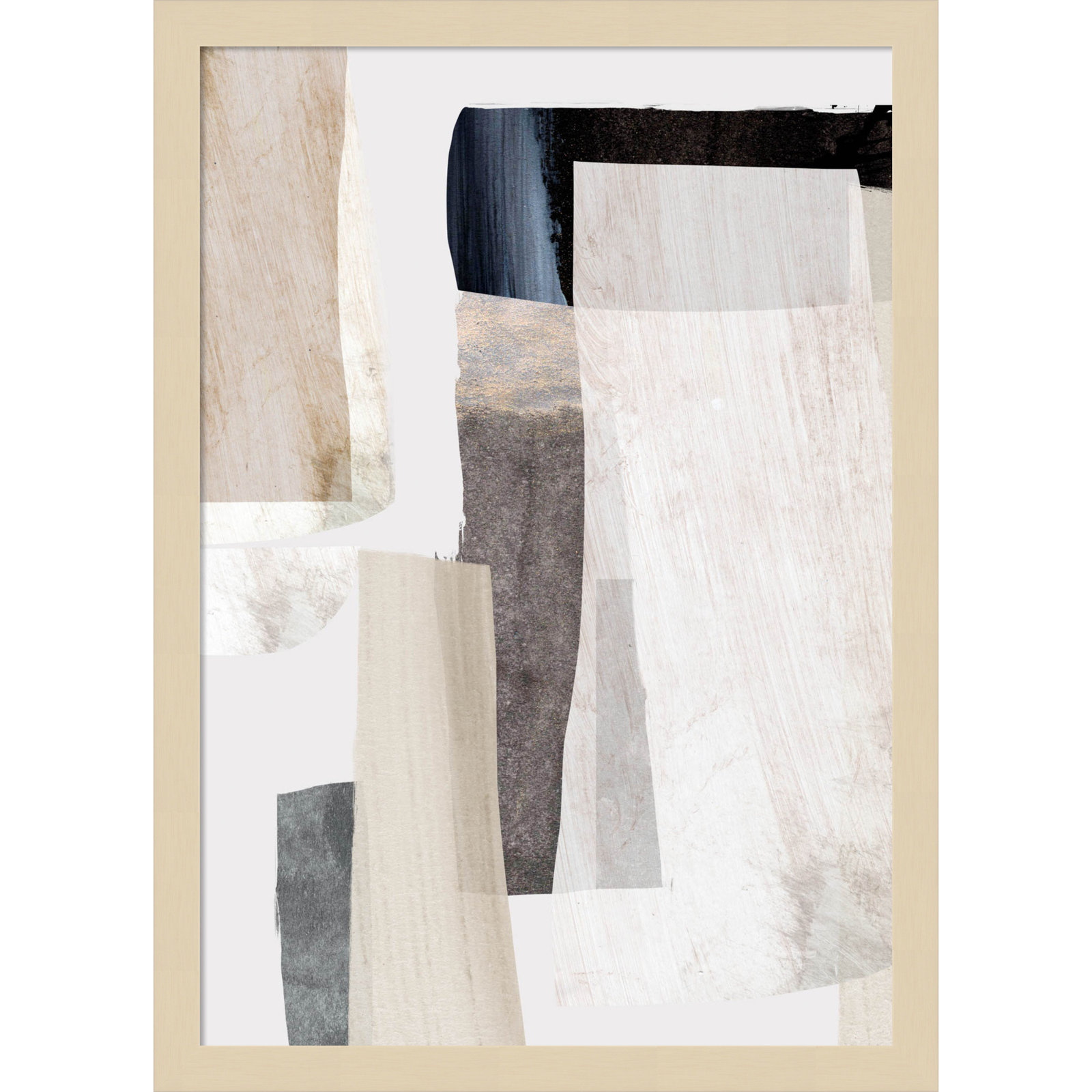 Clay No 2 by Dan Hobday Wood Framed Wall Art Print, 21" H x 15" W, Brown