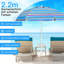 Mcgraw 220cm Beach Parasol