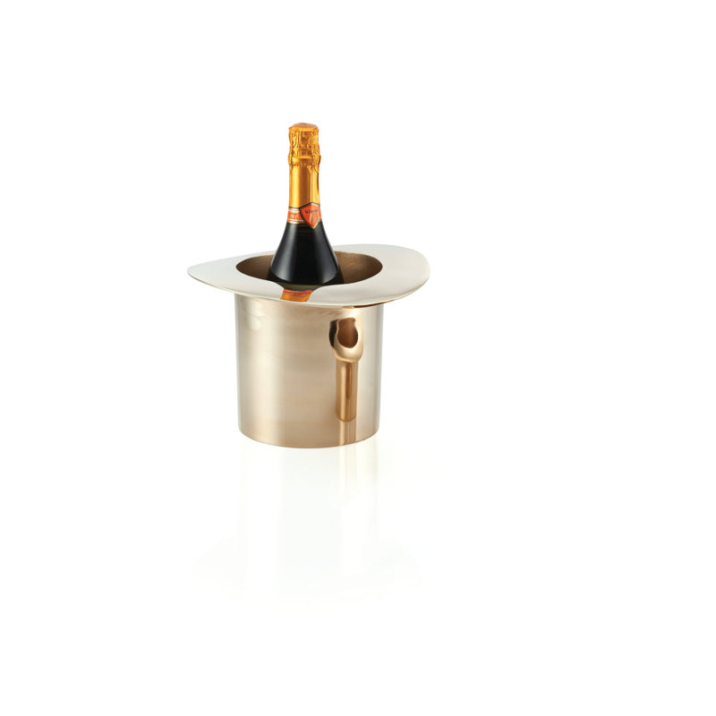 Top Hat Champagne Bucket, Gold