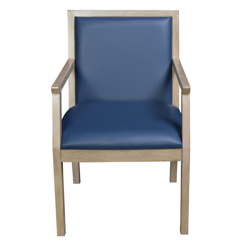 Chaise d'appoint Regent Wallguard, Chêne noble, Bleu marine