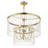 Kingsville 5 - Light Steel Dimmable Tiered Chandelier-298631126