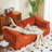 Retro-style Convertible Modular Sofa