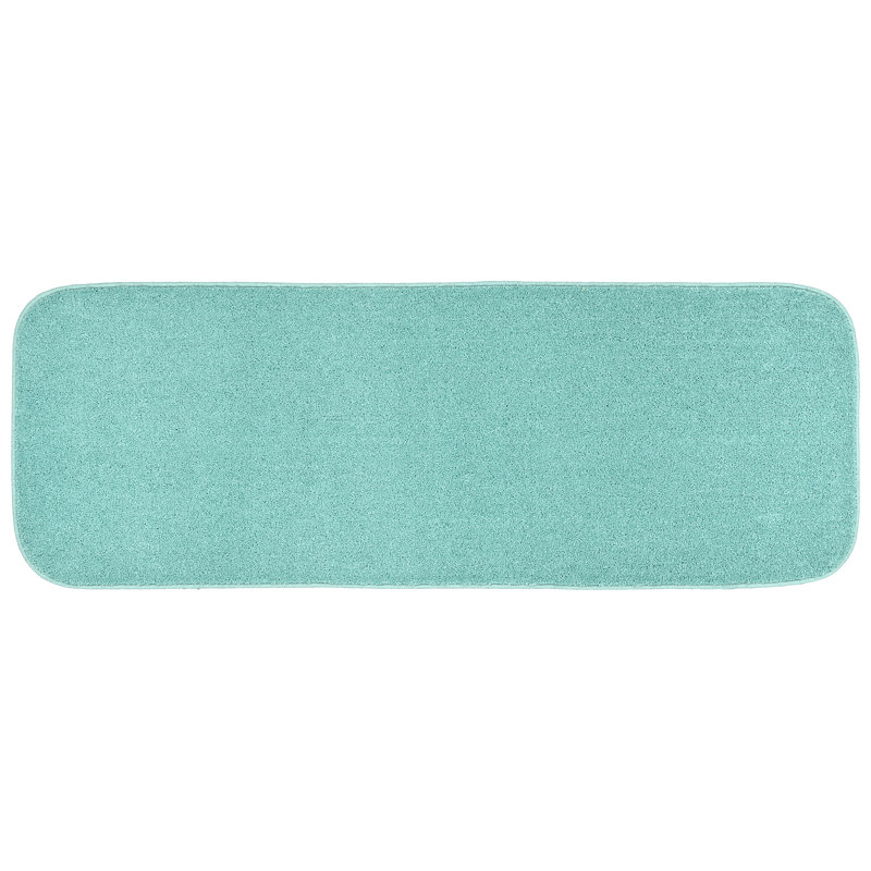 Sedona Bath Rug, Extra Soft Absorbent Plush Bath Rugs, Non-Slip, Quick Drying, Machine Washable, Plush Comfort for Bathroom Floor, Tub and Shower, 22" x 60", Sea Foam