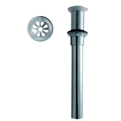 High-Flow Grid 1.25" Grid Bathroom Sink Drain without Overflow