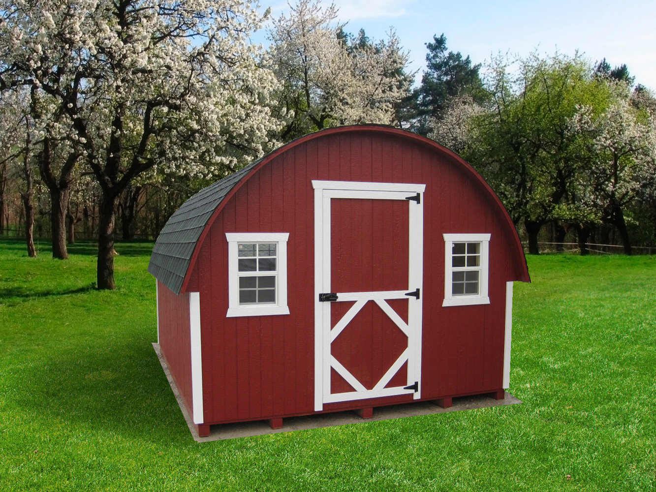 Little Cottage Company 10' W X 10' D Round Roof Chicken Coop | Wayfair
