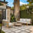 Thane 4 - Piece Acacia Wood Patio Outdoor Conversation Set With Cushions