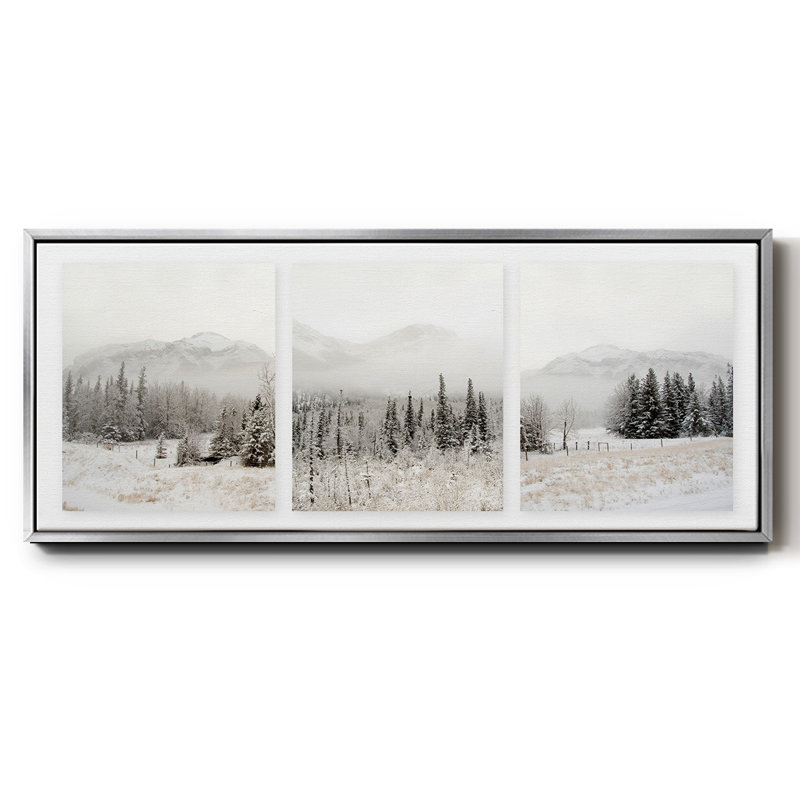 Snowbound- Framed Canvas, 20" H x 50" W