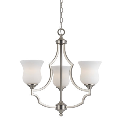 Lustre empire à 3 lumières Swannanoa