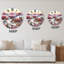 Winter Winter In The Village - Horloge murale Country-302358537
