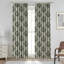 Fabdivine Home Décor Soft Pure Linen Block Print Handmade Floral Pattern Curtains, Pleated Pinch Drape for Blackout and Room Darkening in Home, Office, Patio, Green or Gray, Badshah-2056504678