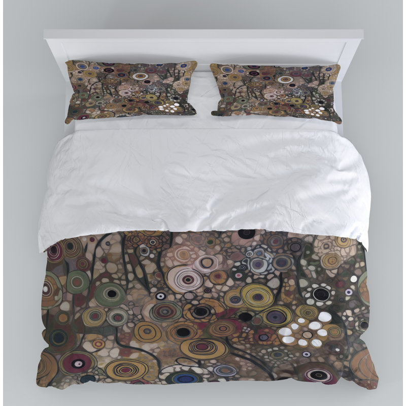 Abstract Duvet Cover, King Duvet Cover + 2 King Shams
