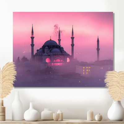 Mosquée à l'aube, Turquie, Turquie, art mural