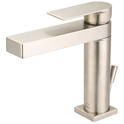 Single-Hole Single-handle Bathroom Faucet with Drain Assembly