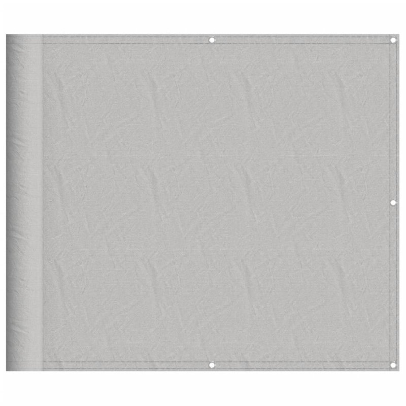 Écran de balcon 100% polyester Vidaxl Oxford, Sable, L 196,9 po x P 35,4 po