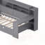 Lit de jour en bois pour lit simple avec tablettes de rangement, lit multifonctionnel avec lit gigogne et bureau d'étude pour économiser de l'espace-120855887