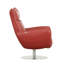 Chaise rembourrée en cuir véritable italien Global Global-1947663207