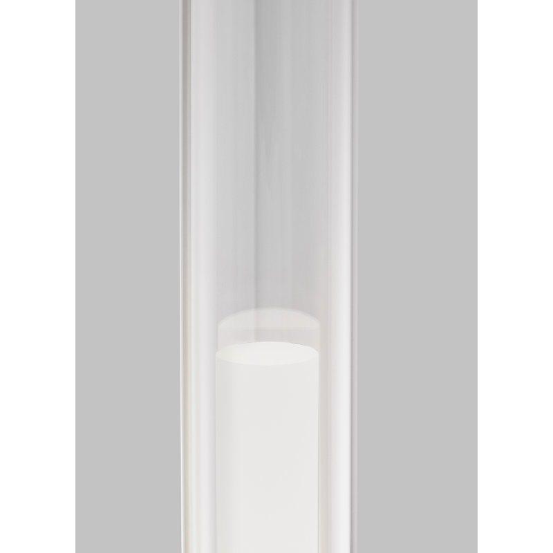 Linger 1 - Light LED Armed Sconce, Polished Nickel