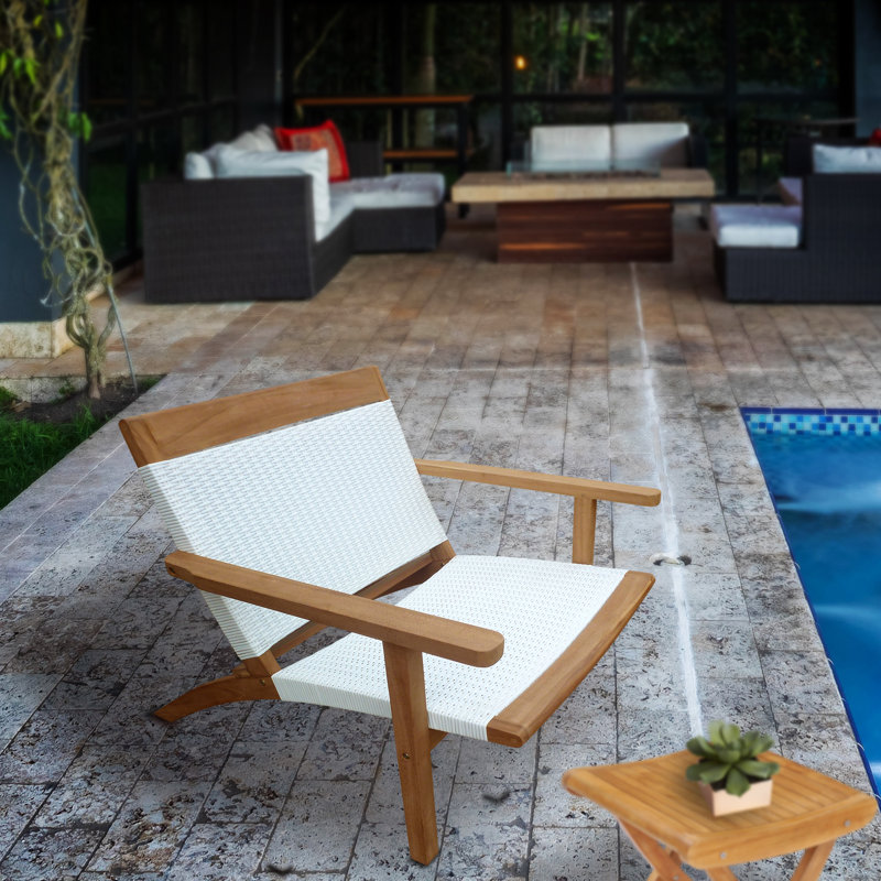 Chaise de patio teck Siri