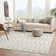 Tapis gris / beige Vigue