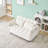 55" Two Seater Pull Out Sofa Bed, Adjustable Backrest With USB Ports, Two Side Pockets-1450168860