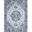 Tapis vintage lavable, à poils courts, mince, résistant aux taches, antidérapant pour le salon, la chambre à coucher, la salle à manger, bleu-1680158652