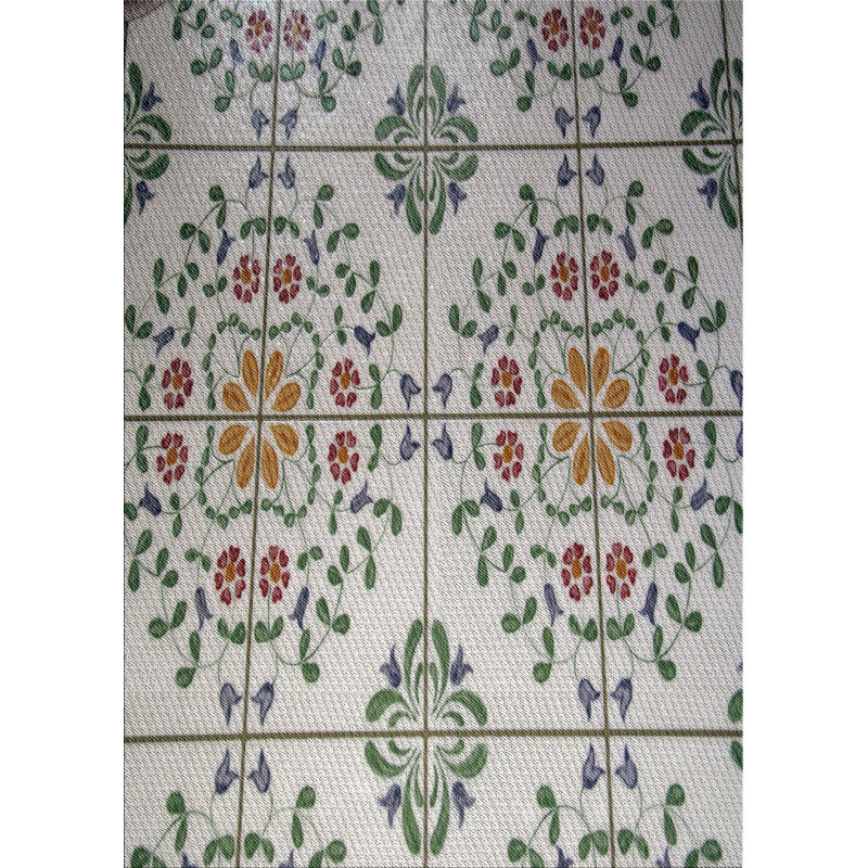 Wool Floral Indoor Rug