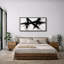 «Dark Forest», art abstrait, images de salon contemporain, impression sur toile encadrée-126055121-126055117