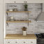 Comptoir de boucher en bois massif H banc Hevea-1279783906