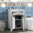 24.18" W x 18.49" D x 33.99" H Single Bathroom Vanity