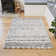 Dillow Thick Fluffy Shaggy Cream Rug