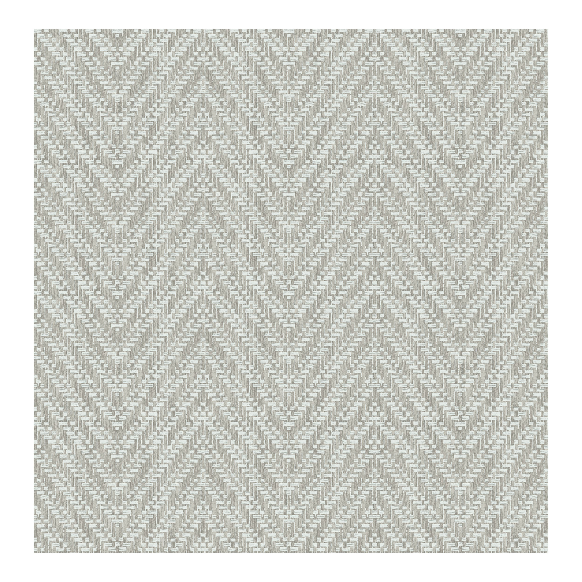 Ziggity Chevron Wallpaper, Gray