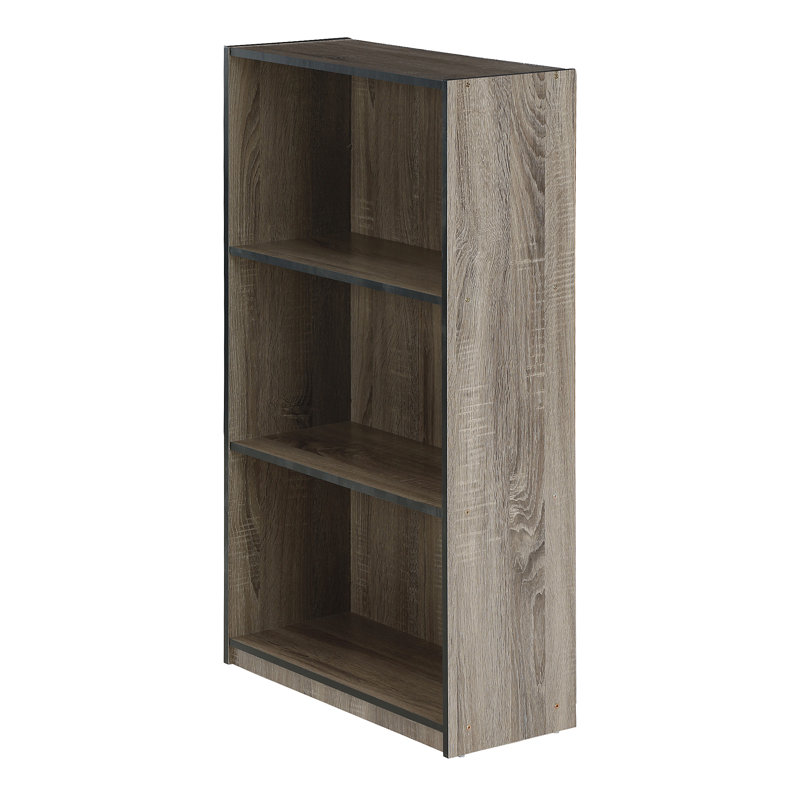 Barhorst Standard Bookcase, French Oak Grey/Black