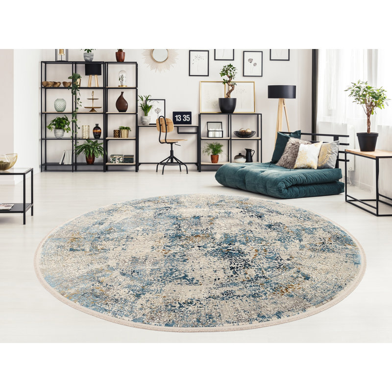 Round Gardiner Hand Woven Area Rug, Round 200cm