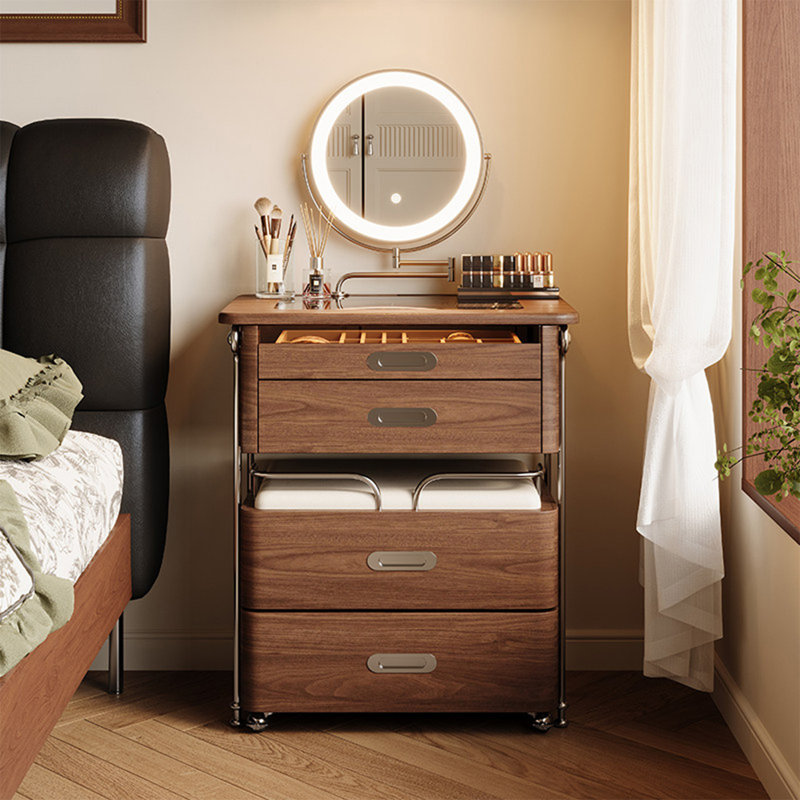 Coiffeuse compacte avec fonction de rangement