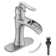 Single-Hole Single-handle Bathroom Faucet with Drain Assembly