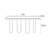Creative simple black console table-928821792