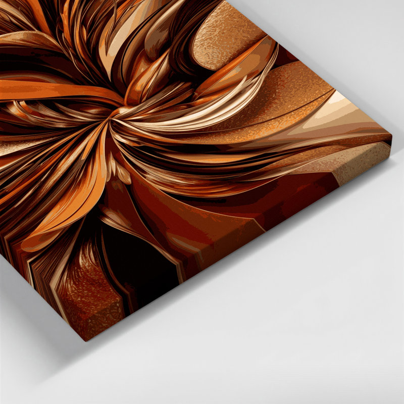 Art numérique sur toile, abstraction numérique 21, H 20 po x l 30 po