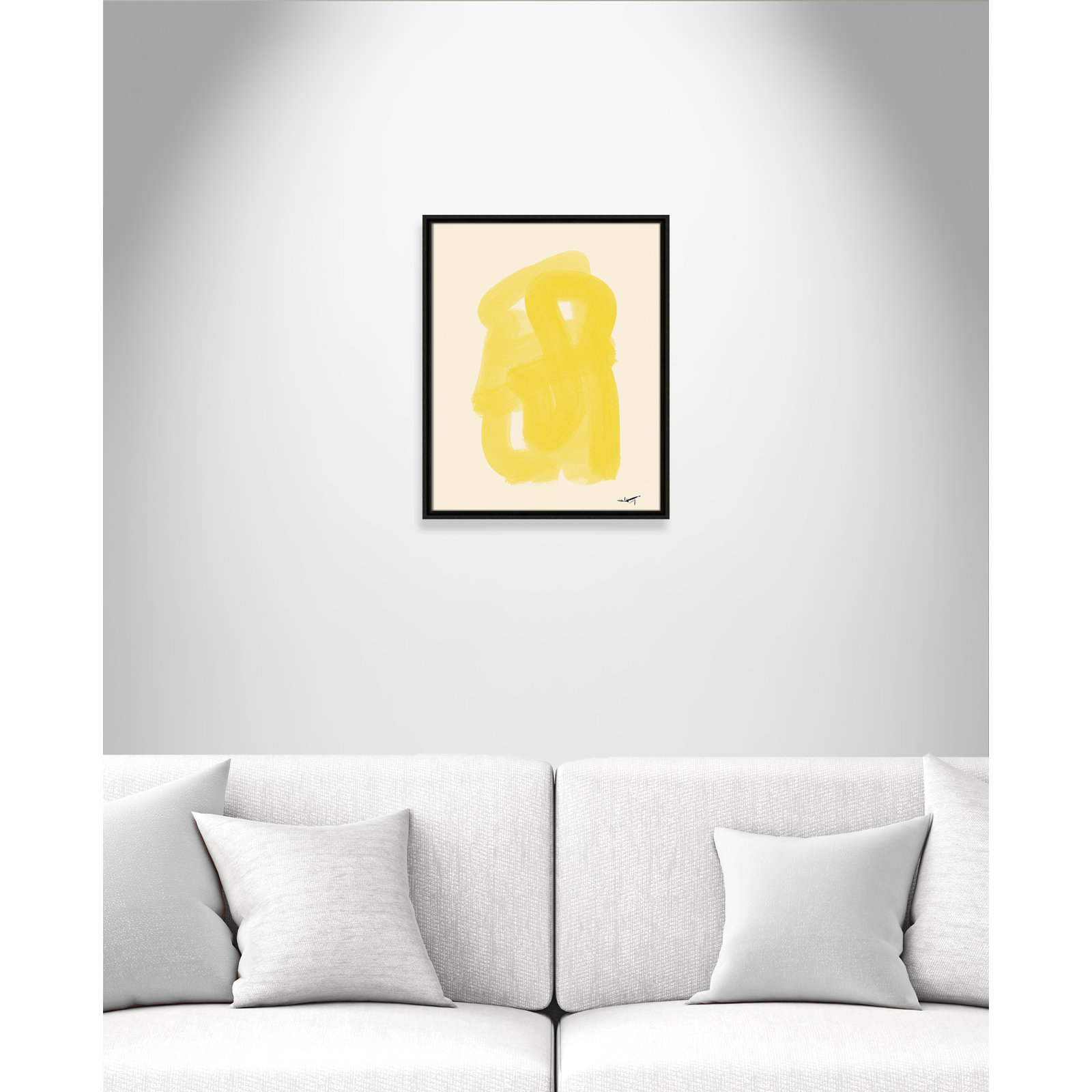 Matin Dete Print by N.Atelier, 21.5" H x 17.5" W, Espresso