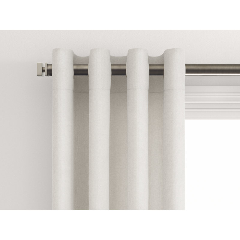 Sunbrella Madison Indoor/Outdoor Light Filtering Curtain , 50" W x 84" L, Parchment