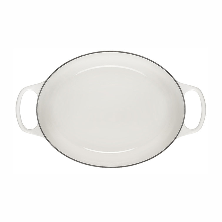 White Marble Signature Oval Dutch Oven 6.75 QT - Creative Kitchen Fargo