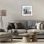 «Still Waters», reproduction encadrée monochrome sous verre, conception par Susan Jill-1846691226-1846691228