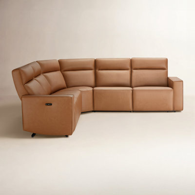 Phillipsburg Top Grain Leather Modular Sectional