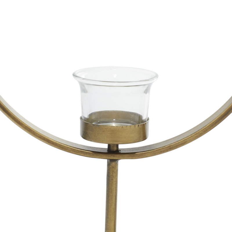 14.90'' H Iron Tabletop Tealight Holder