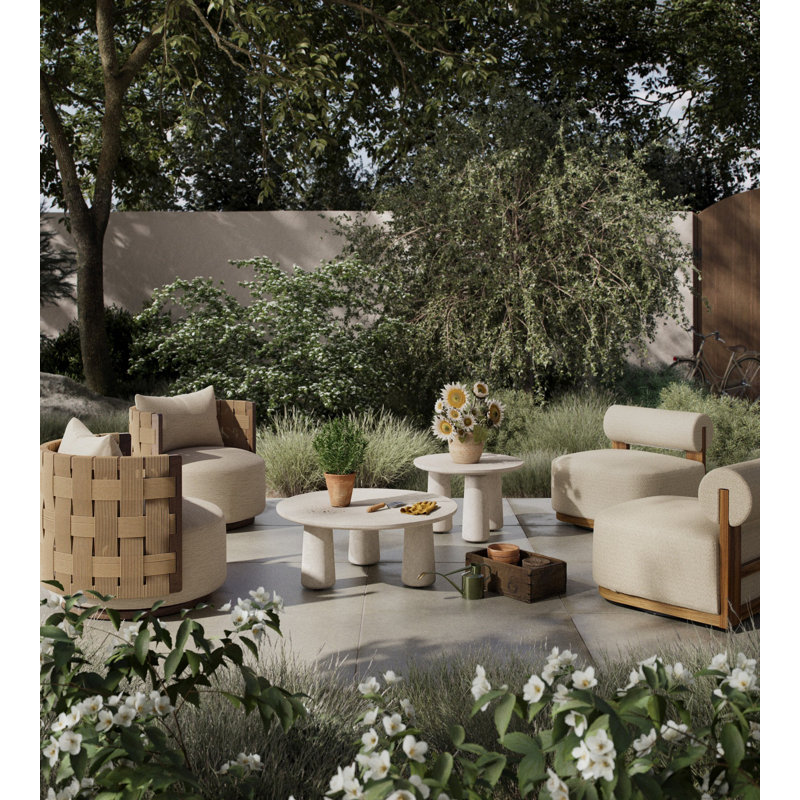 Burch Outdoor Teak Lounge Chair