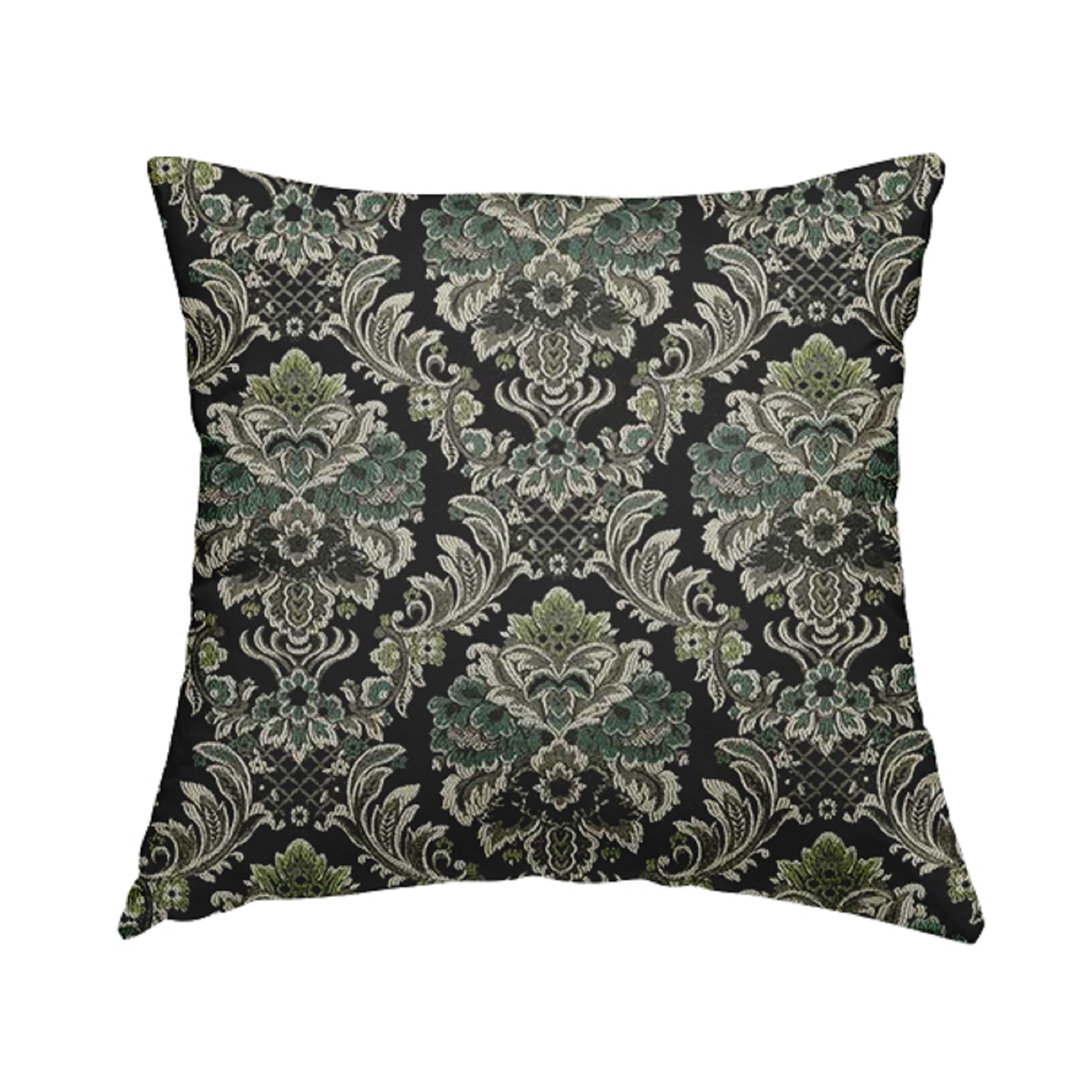 Shamus Damask Square Throw Cushion