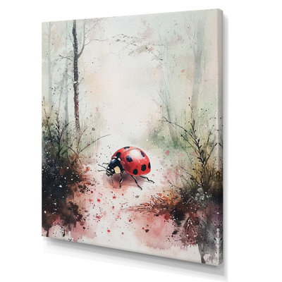 Spotted Ladybug Beauty II - Ladybug Wall Art