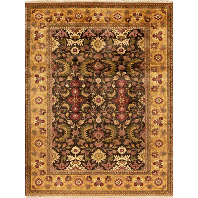Mahajaran Wool Oriental Indoor Rug