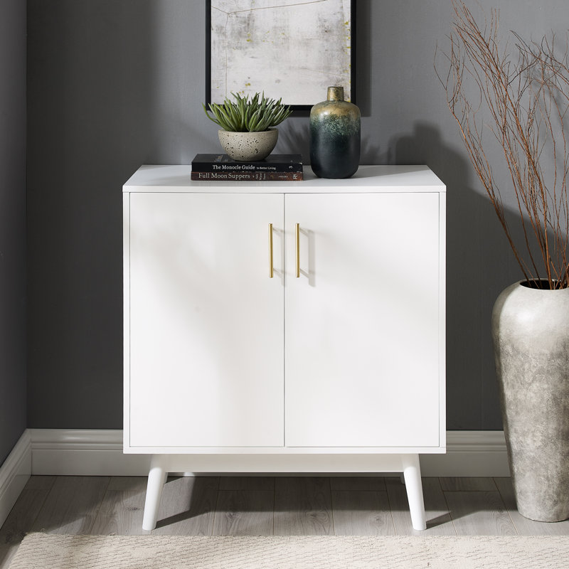Anshul Accent Cabinet, White