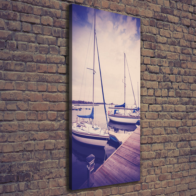 Yachts - Wrapped Canvas Print